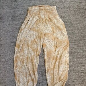 Lotus and Luna Yellow Harem Pants